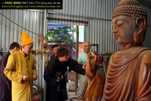 ĐĐ Thích Kiến Nguyệt, Trụ trì Thiền viện Trúc Lâm Tây Thiên - Tam Đảo, Vĩnh Phúc trao đổi về Yêu cầu của Thiền viện về Diện Tượng Phật cao 49 mét