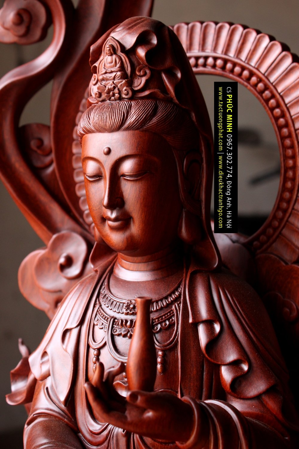 tượng long đầu quan âm, tuong long dau quan am, tuong quan am, tượng quan âm, tượng phật quan âm, tuong phat quan am