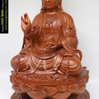 Tôn tượng Quan âm Bồ tát ngồi cao 60cm