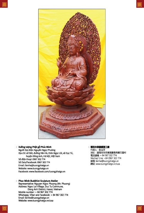 Tạp chí tượng Phật có hồn-tinh xảo-đẹp 20 trang-in màu- đẹp