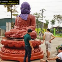 Thầy Thích Thiện Chơn tại TP. Hồ Chí Minh thỉnh tôn tượng Phật Thích Ca cao 360cm