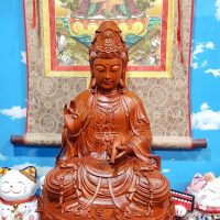 Tượng tại Phòng Trưng Bày Nghệ thuật Phật giáo tại 52, Huỳnh Đình Hai, P.14, Q. Bình Thạnh, Hồ Chí Minh