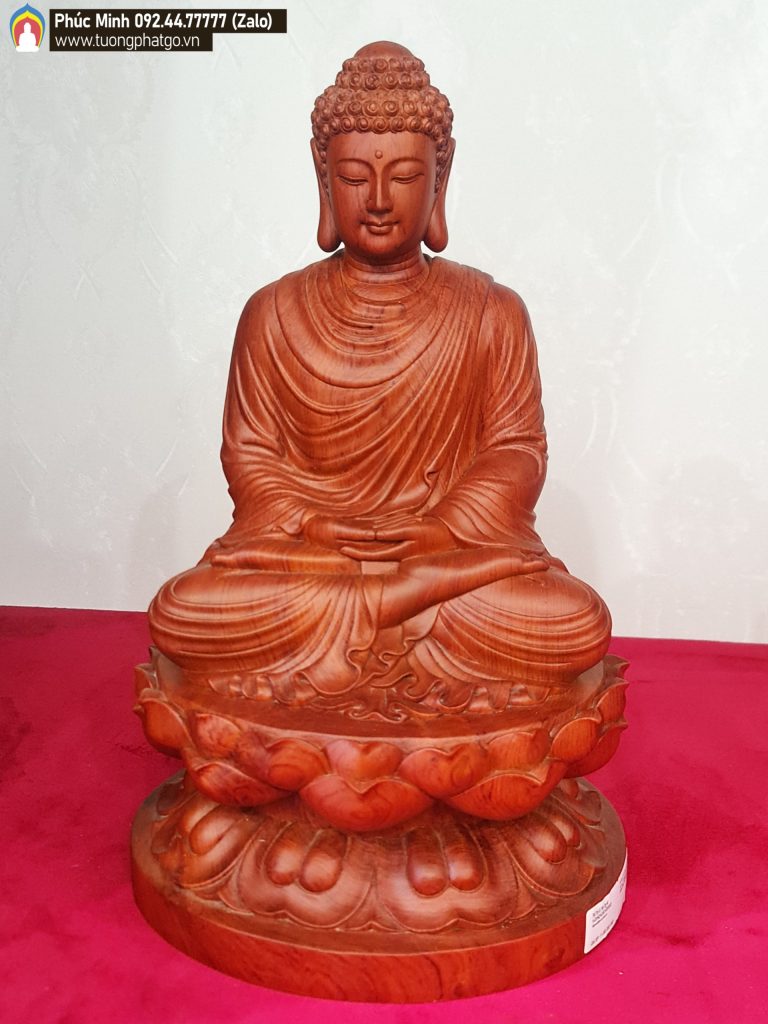 Tôn tượng Phật Thích Ca lối Thiền tông ngồi Thiền định thờ tại gia