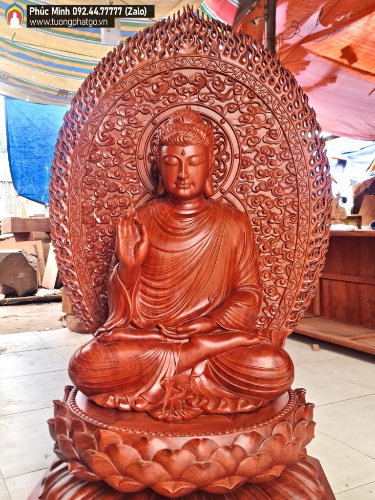 Tôn tượng Phật Thích Ca lối Gandhara thủ ấn Thuyết pháp