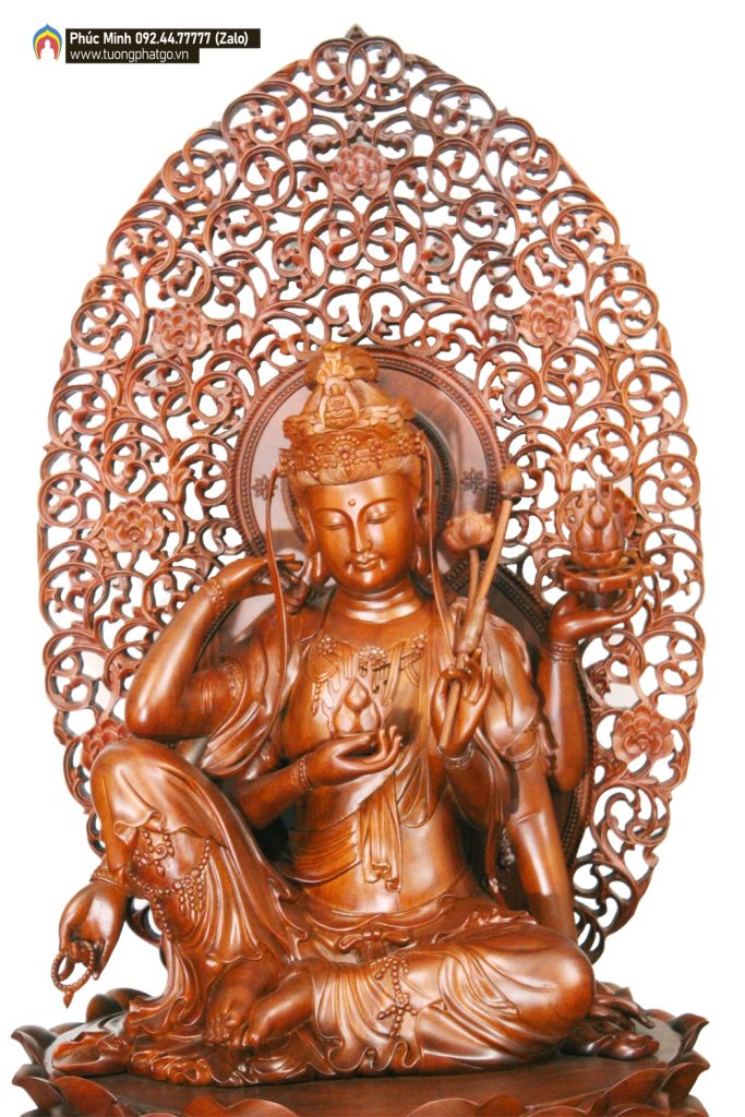 Ảnh tượng Như Ý Luân Quán âm in khổ 60x80cm