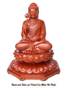 Ảnh tượng Phật Thích Ca Niêm hoa vi tiếu in khổ 60x80cm