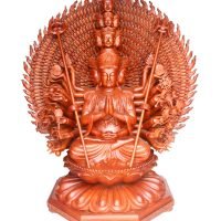Ảnh tượng Thiên Thủ Thiên Nhãn Thập Nhất Diện Quan âm Bồ tát 42 thủ ấn 5 kiểu Diện cho ảnh 60x80cm