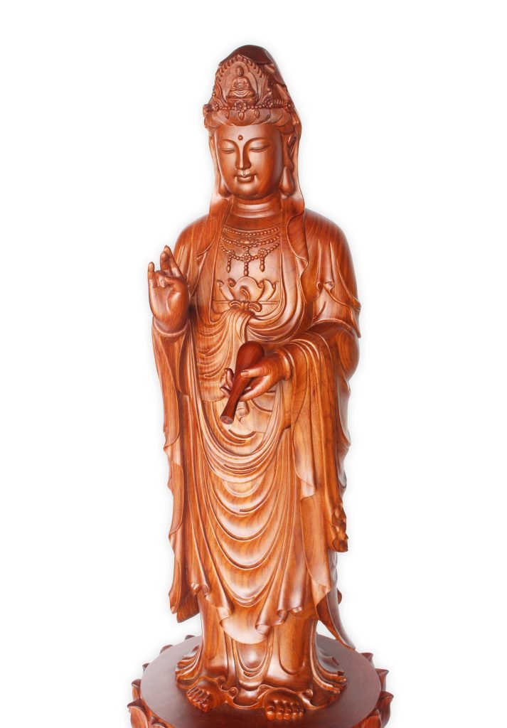 Ảnh tượng Quán thế âm Bồ tát đứng cho ảnh 60x80cm