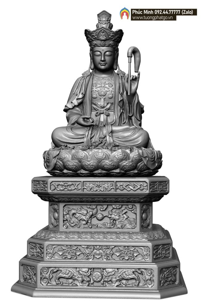 Tượng Phổ Hiền Bồ tát lối cổ thế kỷ 17