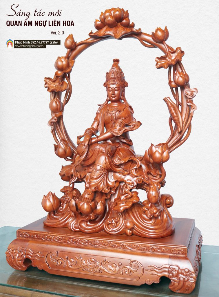 Tượng Quan âm ngự Liên hoa phiên bản 2.0